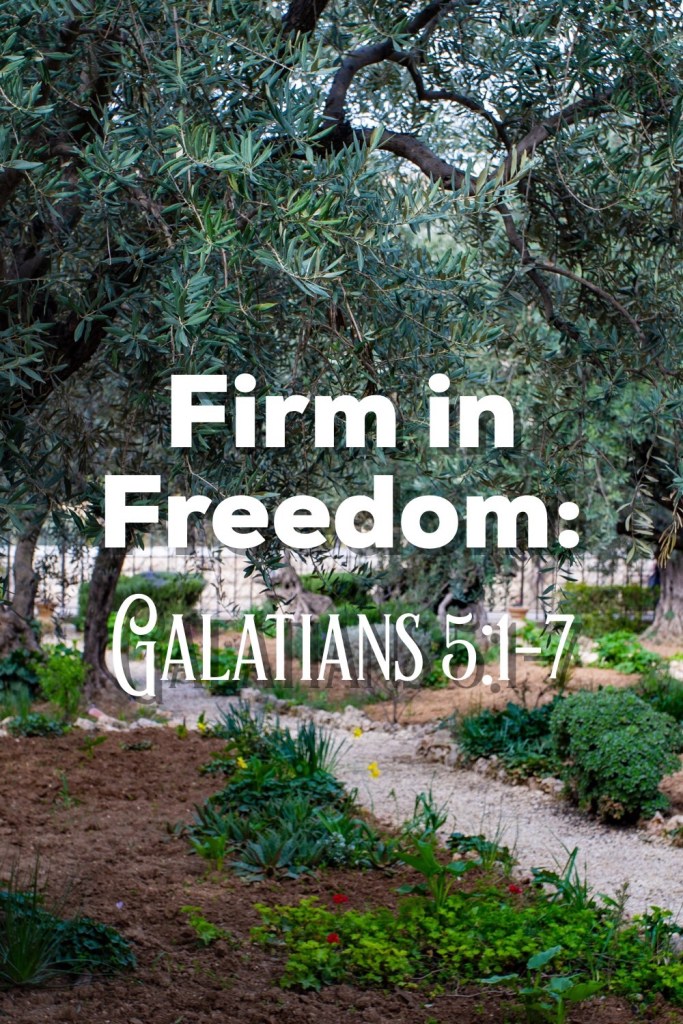 Firm in Freedom: Galatians 5:1-7